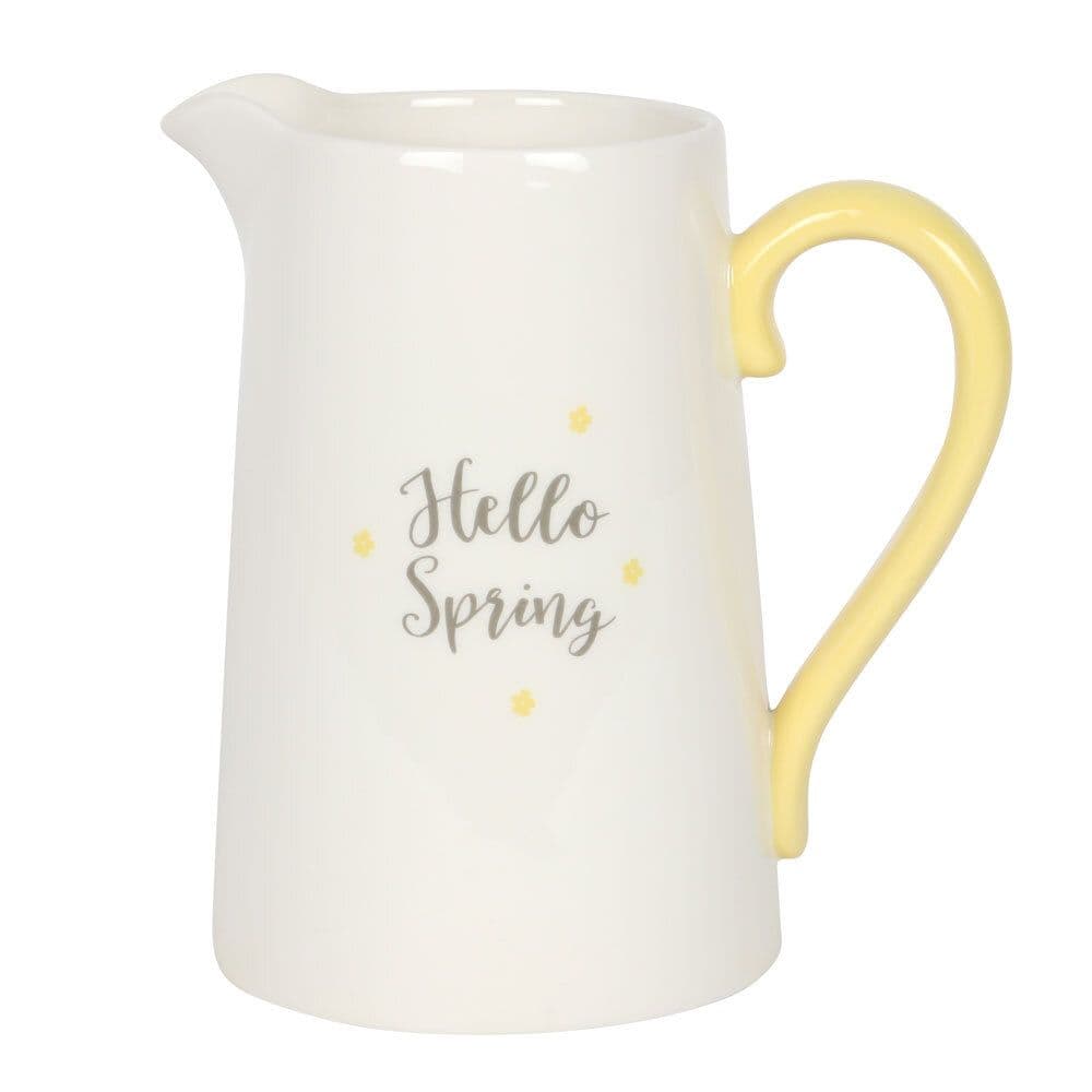 17cm Hello Spring Ceramic Flower Jug