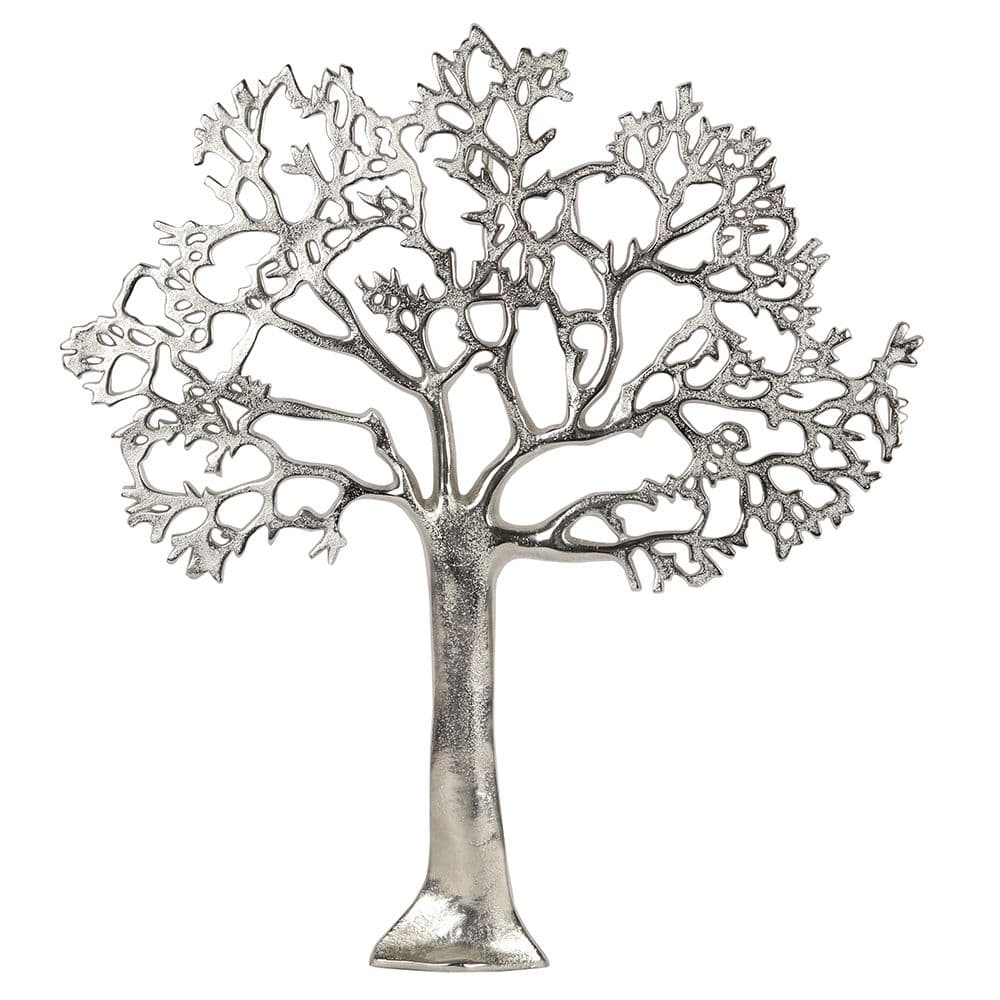 60cm Silver Tree of Life Wall Plaque