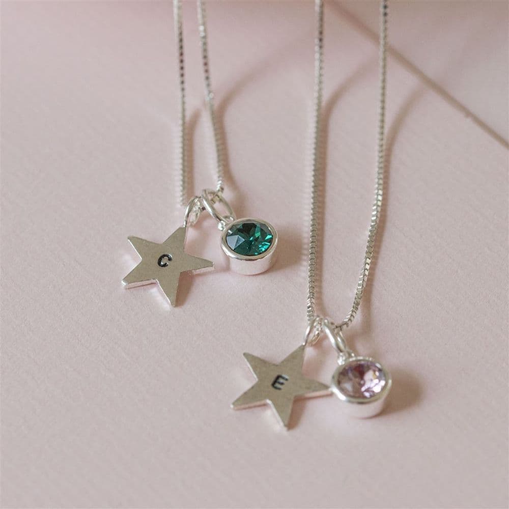 Birthstone Star Necklace