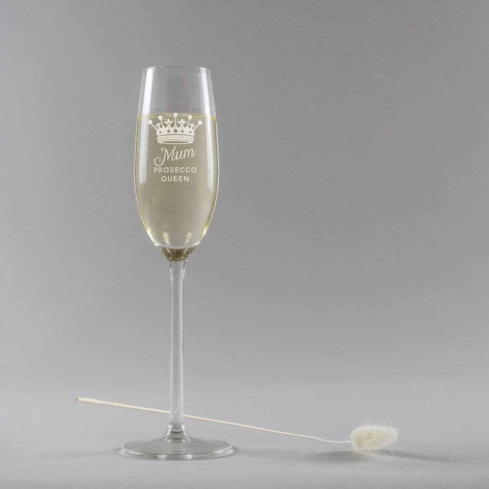 Personalised 'Prosecco Queen' Glass