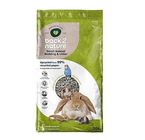 Back 2 Nature Small Animal Bedding & Litter 20L