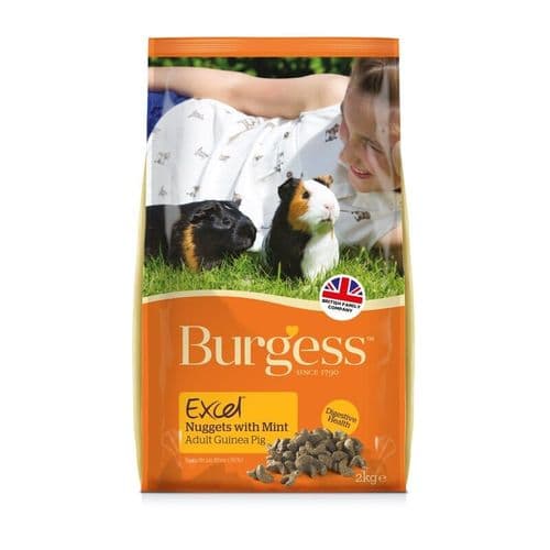 Burgess Excel Guinea Pig Nuggets 2kg