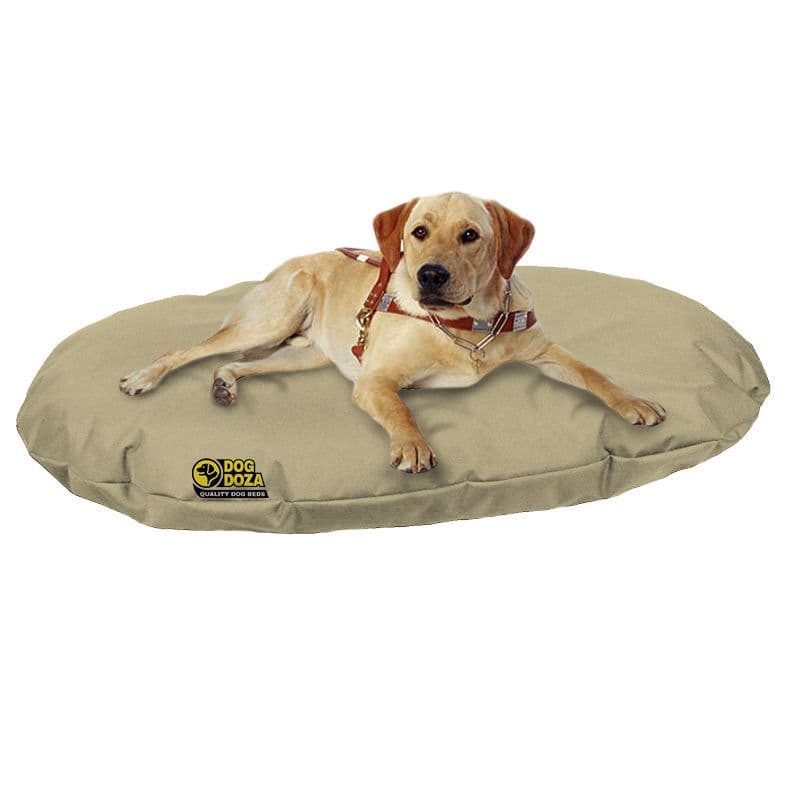 Waterproof Oval Memory Foam Crumb filled Dog Bed