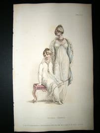 Ackermann 1811 Hand Col Regency Fashion Print. Opera Dresses 5-31