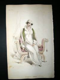 Ackermann 1812 Hand Col Regency Fashion Print. Morning Dress 7-26