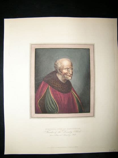 Ackermann History of Oxford 1815 Hand Col Portrait. Humphrey, Duke of Gloucester | Albion Prints