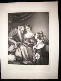 After Berardo Strozzi C1840 LG Folio. Esther asks for Mercy for her and people