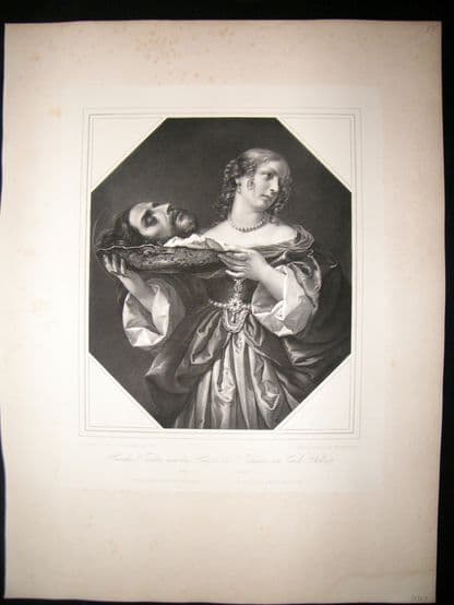 After Carlo Dolci C1840 LG Folio. Salome with the head of St. John the Baptist | Albion Prints