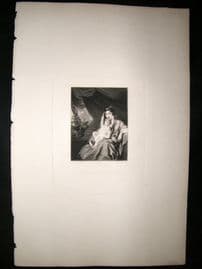 After Joshua Reynolds C1830 Folio Mezzotint. Ann Lascelles & Child