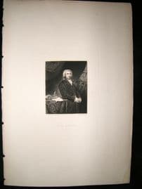 After Joshua Reynolds C1830 Folio Mezzotint. Lord Erskine