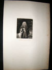 After Joshua Reynolds C1830 Folio Mezzotint. Richard Lord Edgecumbe