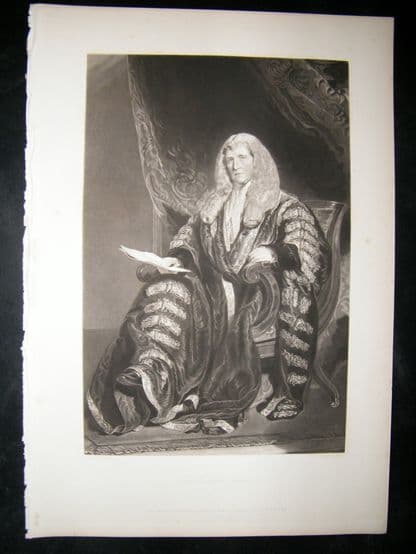 After Thomas Lawrence 1842 Folio Mezzotint Portrait. William Grant | Albion Prints
