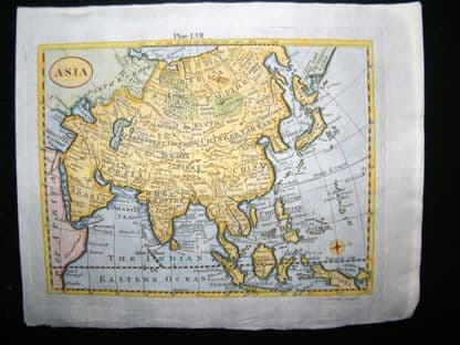Asia & East Indies C1790 Antique Hand Colored Map, By Gonne | Albion Prints