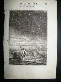 Celestial, Astronomy Print: 1683 Copper Plate, Stars