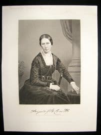 Baroness Burdett-Coutts 1873 Antique Portrait Print