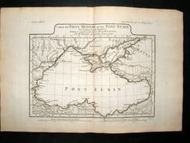 Barthelemy 1790 Antique Map Black Sea, Turkey, Ukraine, etc