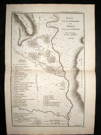 Barthelemy 1790 Antique Map Sparta, Greece