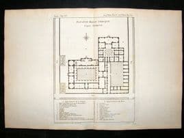 Barthelemy 1790 Antique Plan of a Greek House
