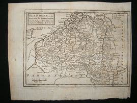 Belgium, Netherlands, Luxembourg: 1711 Antique Map. Moll