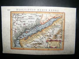 Bertius 1616 Antique Hand Col Map. Mare Rubrum. Red Sea, Arabia, Aden
