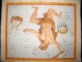 Flamsteed Atlas Coelestis 1781 LG Folio HC Celestial Map Hercules Corona & Lyria