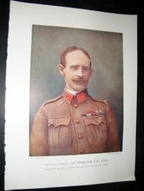 Lieut-Gen Ian Hamilton1900 Military Portrait Print. Boer War
