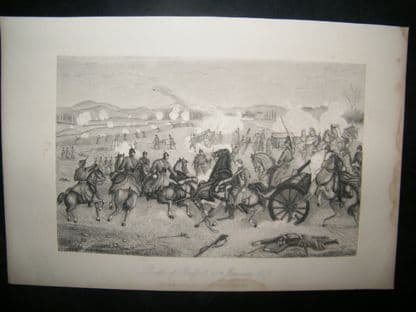Military 1884 Franco Prussian War Print. Battle of Belfort | Albion Prints