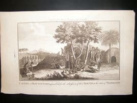 Moore C1782 Folio. Kaffirs Hottentots assembled for admisison of their Youth