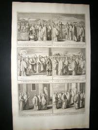 Picart C1730 Folio Antique Print. Religious Catholic 28