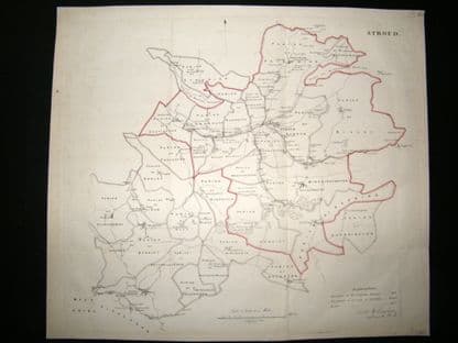 Robert Dawson 1832 Antique Town Plan. Stroud, Gloucestershire | Albion Prints