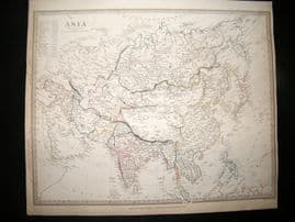 SDUK 1840 Antique Map. Asia