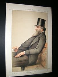 Vanity Fair Print 1871 G. W. Hunt, Chancellor