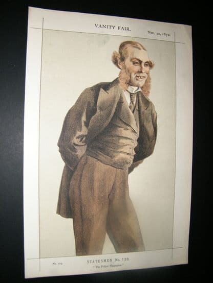 Vanity Fair Print 1872 Roger Eykyn, Police | Albion Prints