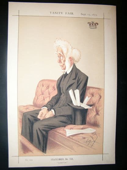Vanity Fair Print 1873 Lord Colonsay, Legal | Albion Prints