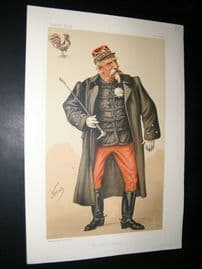 Vanity Fair Print 1884 H. R. H. The Duc D' Aumale, Royal