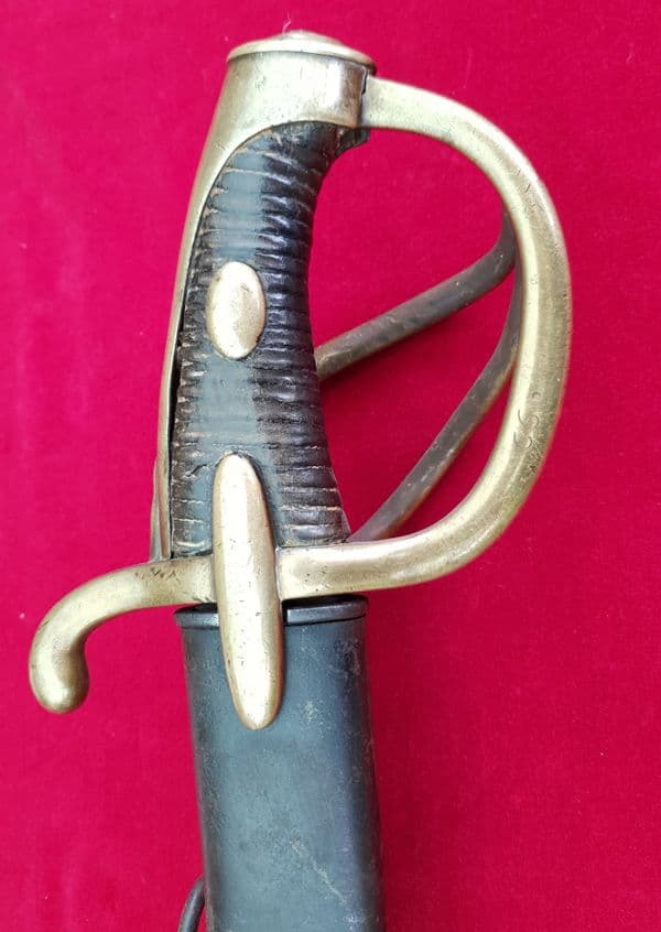 A French Napoleonic  Light Cavalry Sabre for sale.  Circa 1811-1815. Good Condition. Ref 9003.