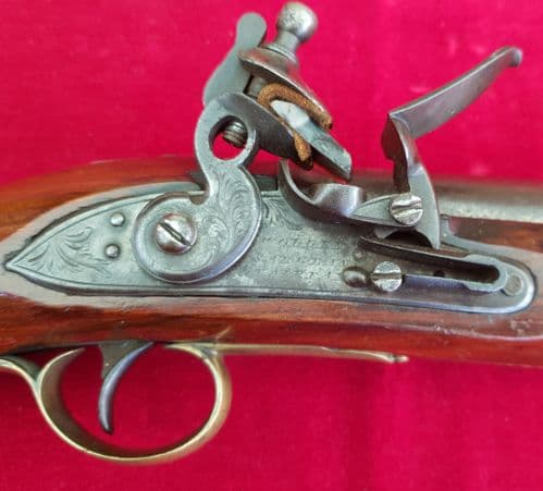 A rare British Military .65  Flintlock Pistol made by WOOLEY, SARGEANT & FAIRFAX. C. 1820.  Ref 2983