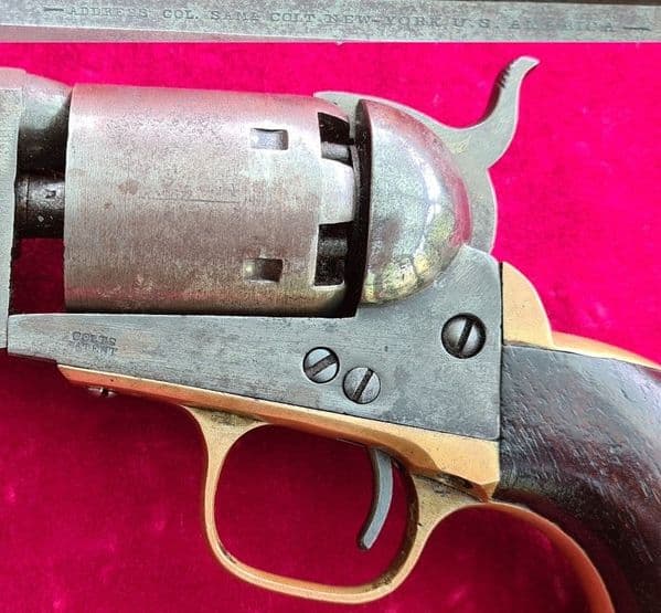 A rare Civil war era Colt model 1861 Navy .36  Percussion revolver. Manufactured in 1861. Ref 3832