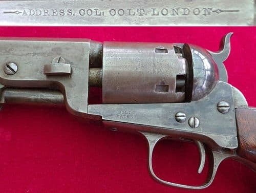 A rare London Colt model 1851 Navy .36 Percussion revolver, all matching serial numbers. Ref 3219