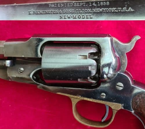 A superb civil war era Remington New Model Army .44 Percussion Revolver. C1863-1875.  Ref 3920.