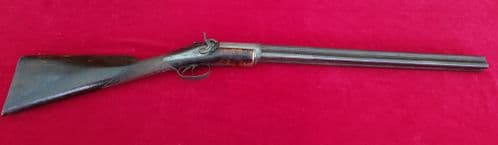 A very rare American 4 barrel swivel-breech revolving rifle by WILLIAM BILLINGHURST. Ref 2419