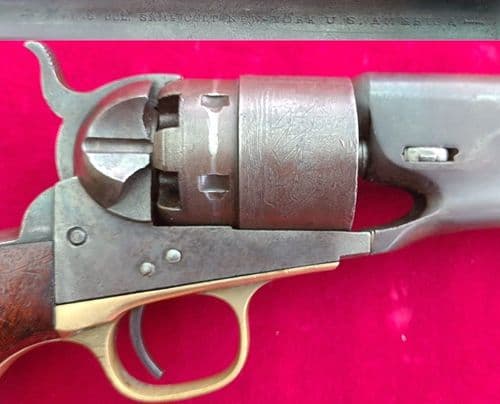 American civil war era Colt Army 1860 .44 cal percussion revolver. Manufactured in 1862. Ref 3220