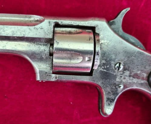 An American Remington Smoot 5 shot .30 cal Rim-fire Revolver. Good condition. Ref 3369