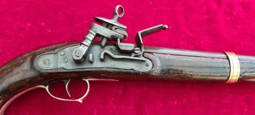 An ornate Ottoman or Balkan Miquelet lock 19th century. pistol of large size. Ref 3930.
