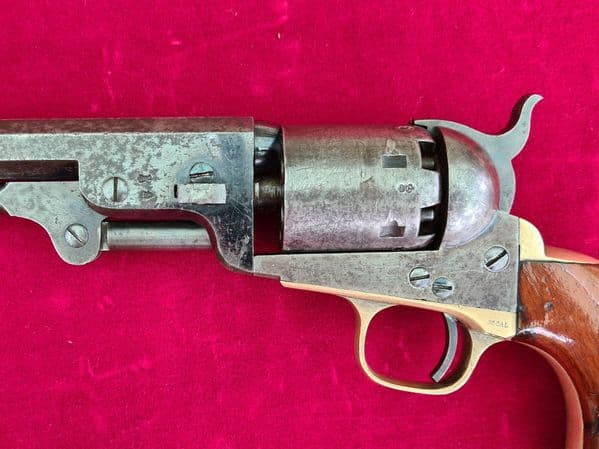Extremely fine and rare Colt 1851 Navy revolver with Enfield Cartouche. Ref 3346