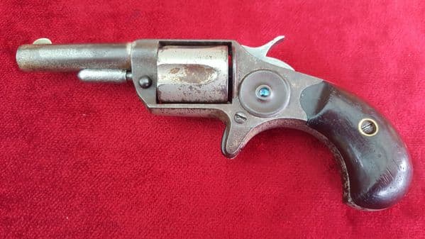 X X X  SOLD X X  X  A Colt .30 calibre obsolete rimfire revolver c. 1875.  Used condition. Ref 7472