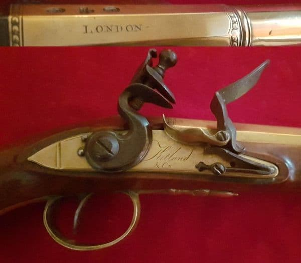 X X X SOLD X X X  A flintlock pistol made by T. KETLAND & Co. Circa 1770-1780. Ref 2563.