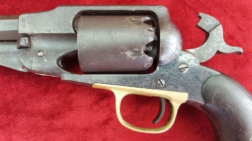 X X X SOLD X  X X A  Remington 1858 Revolver c.1861-65. Civil war era. Crisp action. Ref 9074.