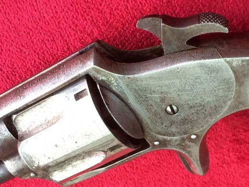 X X X SOLD X X  X  A Smith's Patent  revolver in scarce .41 r/f calibre. Good condition. Ref 8365.