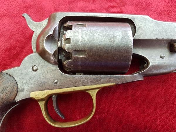 X  X X SOLD X X X  American Remington .44 calibre Percussion Revolver c.1858-1865. Ref 9689.